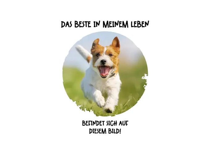 Dein Bild in Kreisform + Text - HalloGeschenk.de