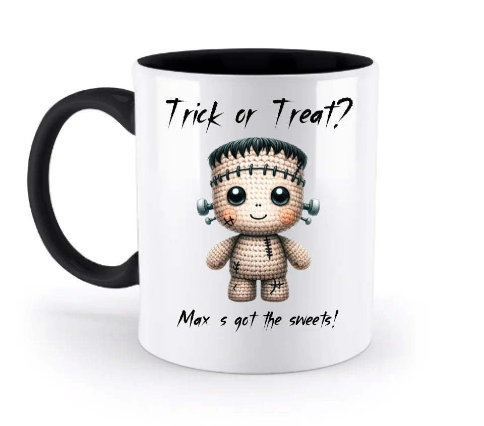 Cute Halloween • Wähle aus 20 Designs + Text • zweifarbige Tasse  • Exklusivdesign • personalisiert