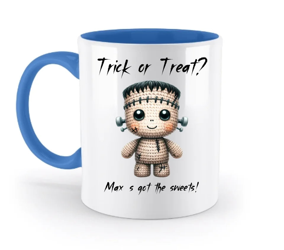 Cute Halloween • Wähle aus 20 Designs + Text • zweifarbige Tasse  • Exklusivdesign • personalisiert