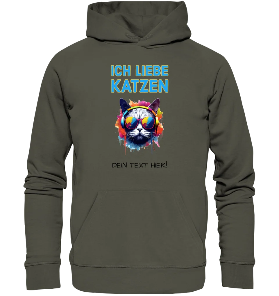 Choose the cat (with motif selection + text) • Unisex premium hoodie XS-5XL made of organic cotton for women &amp; men • Exclusive design • personalized