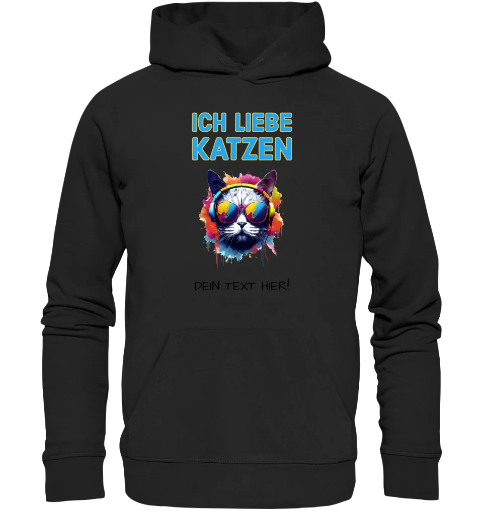 Choose the cat (with motif selection + text) • Unisex premium hoodie XS-5XL made of organic cotton for women &amp; men • Exclusive design • personalized