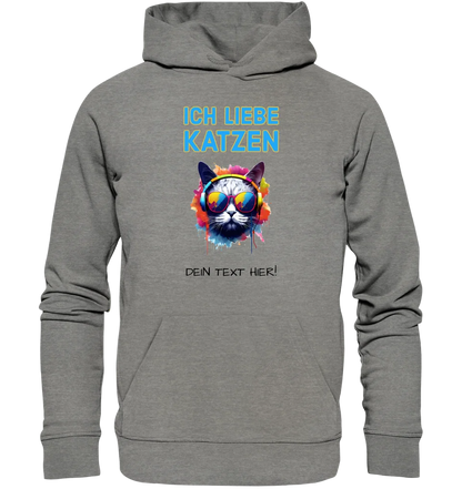 Choose the cat (with motif selection + text) • Unisex premium hoodie XS-5XL made of organic cotton for women &amp; men • Exclusive design • personalized