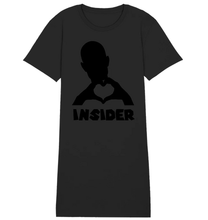 No question, I love you too! • Insider • personalized text • Ladies Premium T-Shirt Dress made of organic cotton S-2XL • Exclusive design • personalized