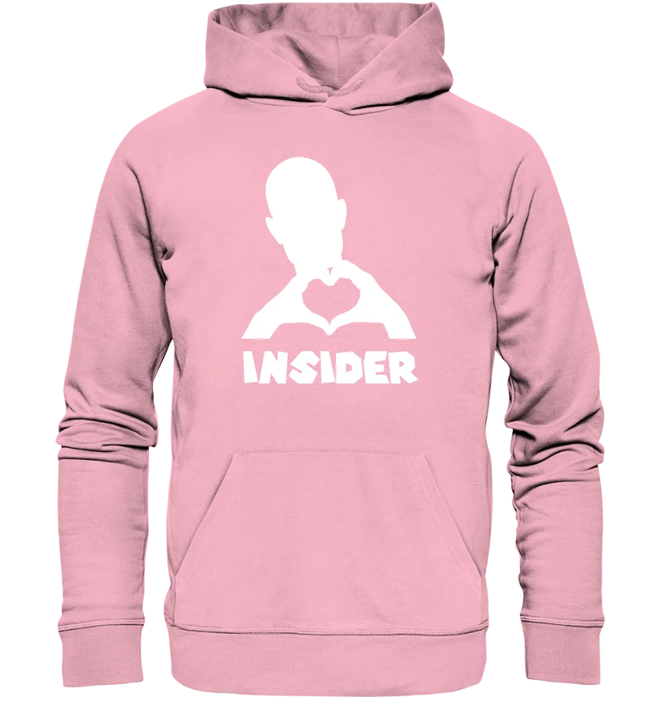 Keine Frage, ich liebe Dich auch! • Insider White • personalisierter Text • Unisex Premium Hoodie XS-5XL aus Bio-Baumwolle für Damen & Herren • Exklusivdesign • personalisiert