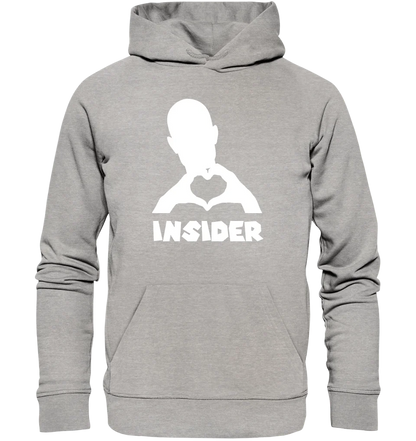 Keine Frage, ich liebe Dich auch! • Insider White • personalisierter Text • Unisex Premium Hoodie XS-5XL aus Bio-Baumwolle für Damen & Herren • Exklusivdesign • personalisiert