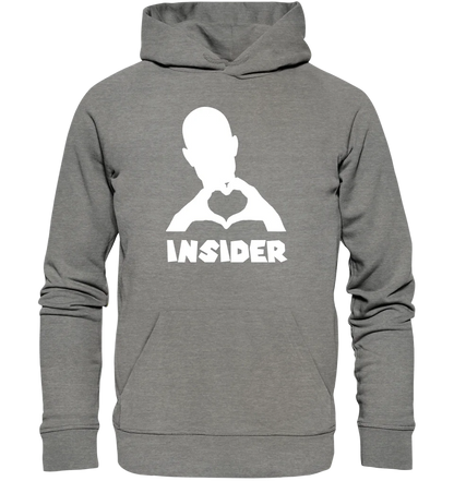 Keine Frage, ich liebe Dich auch! • Insider White • personalisierter Text • Unisex Premium Hoodie XS-5XL aus Bio-Baumwolle für Damen & Herren • Exklusivdesign • personalisiert