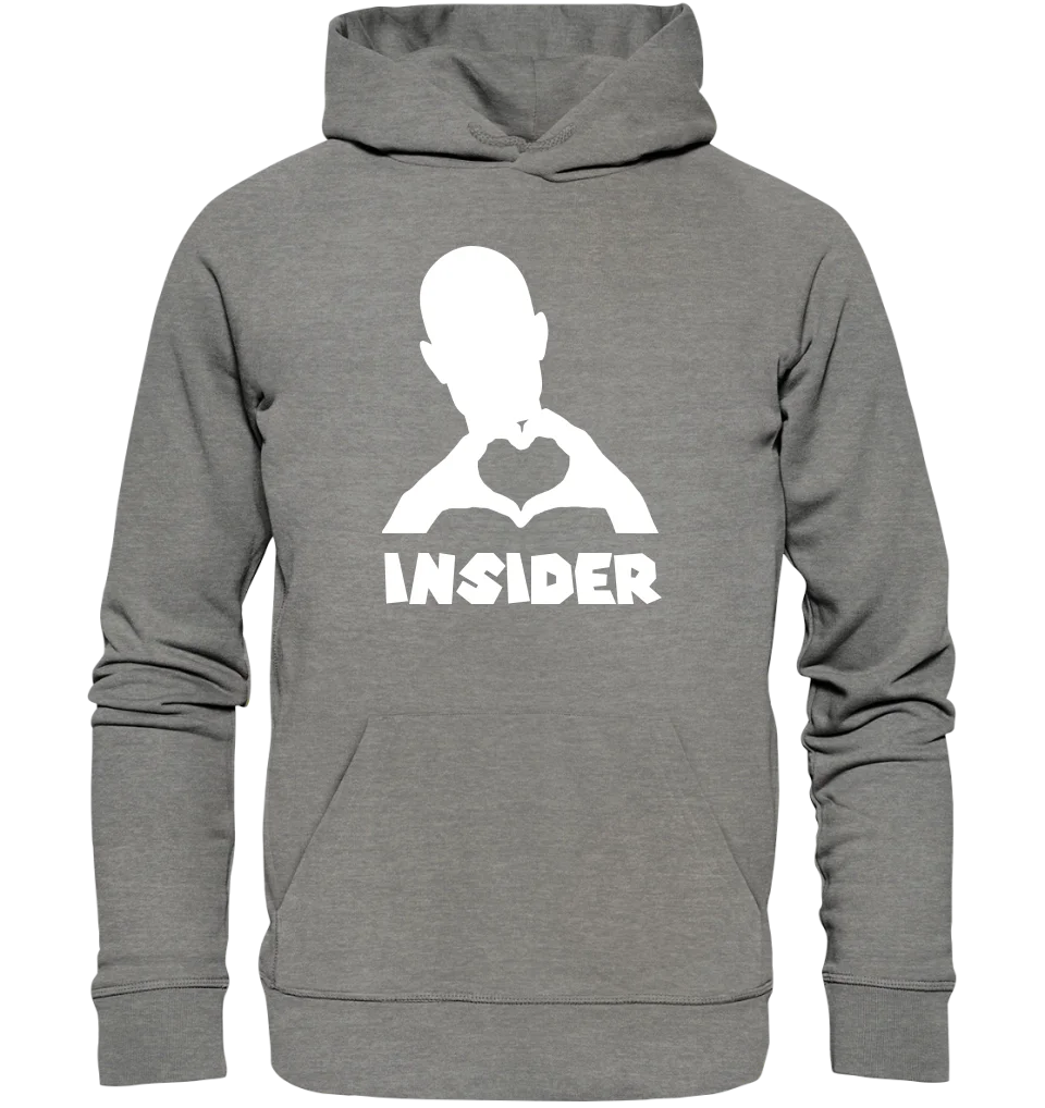 Keine Frage, ich liebe Dich auch! • Insider White • personalisierter Text • Unisex Premium Hoodie XS-5XL aus Bio-Baumwolle für Damen & Herren • Exklusivdesign • personalisiert