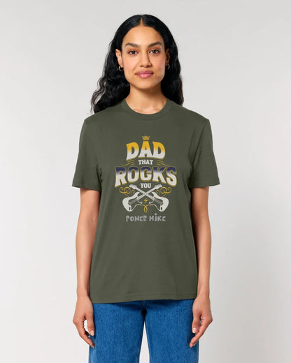 Dad that rocks you • Unisex Premium T-Shirt XS-5XL aus Bio-Baumwolle für Herren & Damen • personalisiert • Motivprodukt