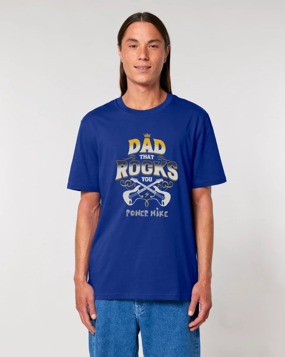 Dad that rocks you • Unisex Premium T-Shirt XS-5XL made of organic cotton for men &amp; women • personalized • motif product