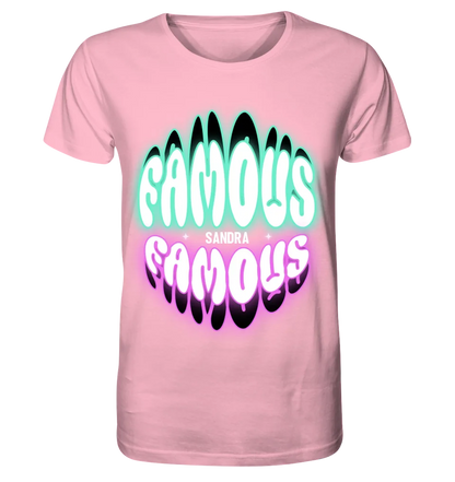 FAMOUS + Name • personalized text • Unisex Premium T-Shirt XS-5XL made of organic cotton for women &amp; men • Exclusive design • personalized