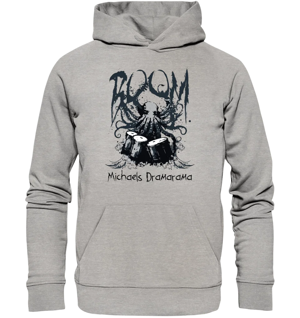 Drama Drummer Schlagzeuger + Wunschtext • Musik • Unisex Premium Hoodie XS-5XL aus Bio-Baumwolle für Damen & Herren