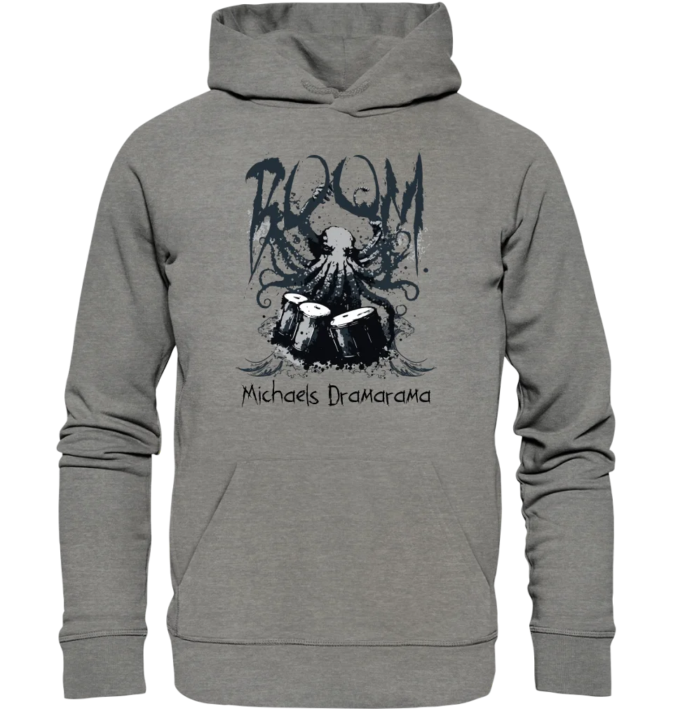 Drama Drummer Schlagzeuger + Wunschtext • Musik • Unisex Premium Hoodie XS-5XL aus Bio-Baumwolle für Damen & Herren