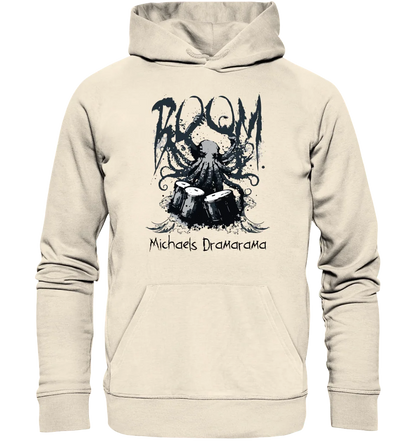 Drama Drummer Schlagzeuger + Wunschtext • Musik • Unisex Premium Hoodie XS-5XL aus Bio-Baumwolle für Damen & Herren