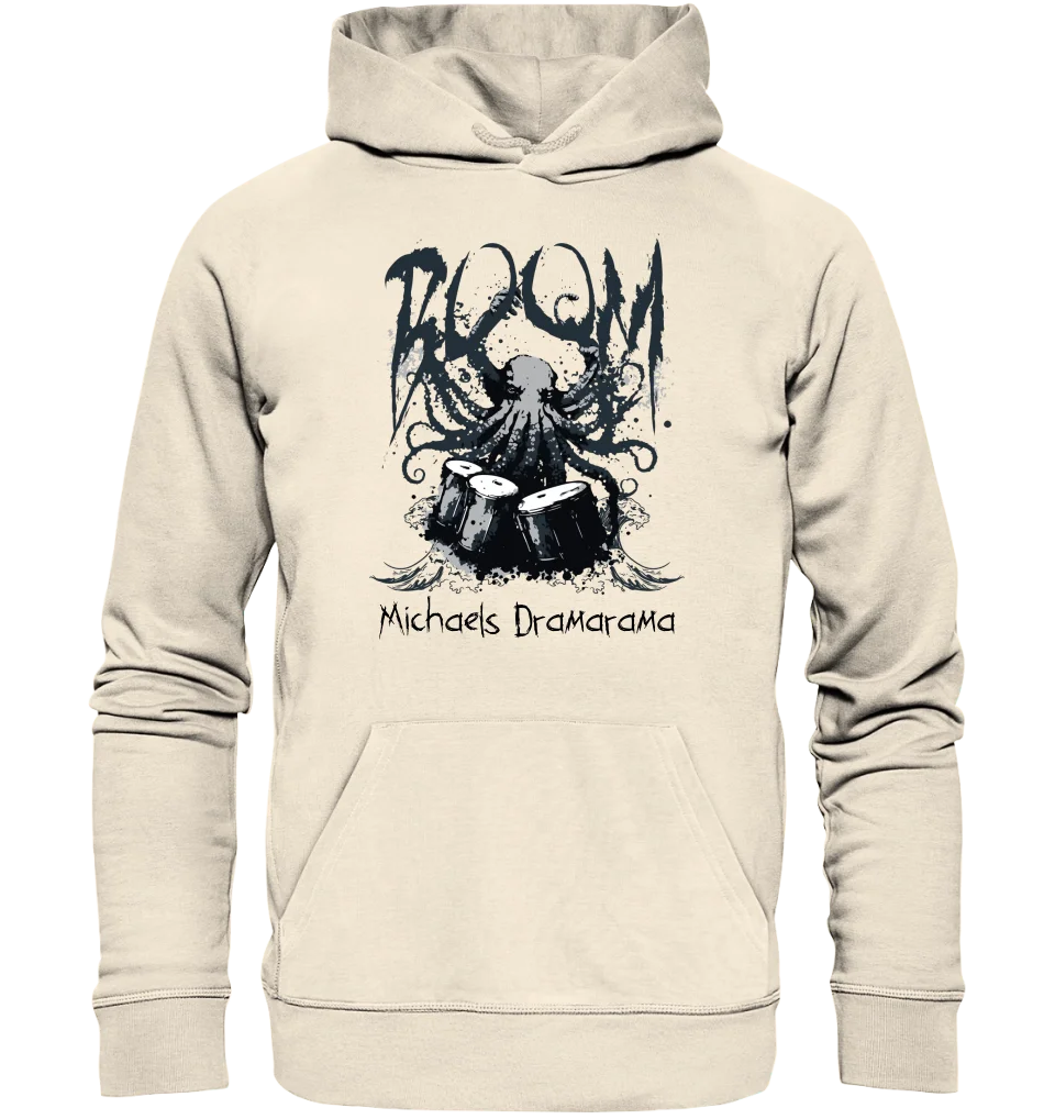 Drama Drummer Schlagzeuger + Wunschtext • Musik • Unisex Premium Hoodie XS-5XL aus Bio-Baumwolle für Damen & Herren