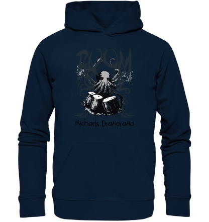 Drama Drummer Schlagzeuger + Wunschtext • Musik • Unisex Premium Hoodie XS-5XL aus Bio-Baumwolle für Damen & Herren