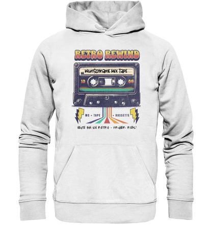 Retro MC 1960 bis 1999 + Wunschtext • Unisex Premium Hoodie XS-5XL aus Bio-Baumwolle für Damen & Herren