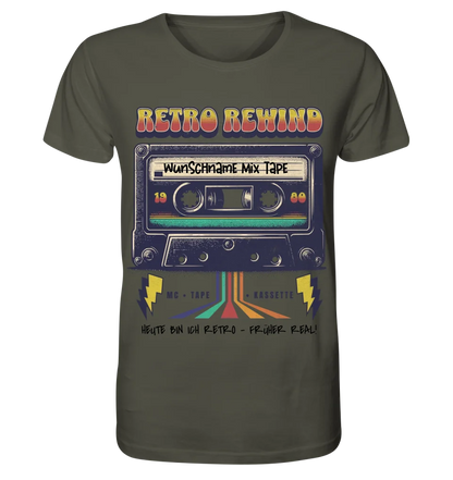 Retro MC 1960 bis 1999 + Wunschtext • Unisex Premium T-Shirt XS-5XL aus Bio-Baumwolle für Damen & Herren • Exklusivdesign • personalisiert