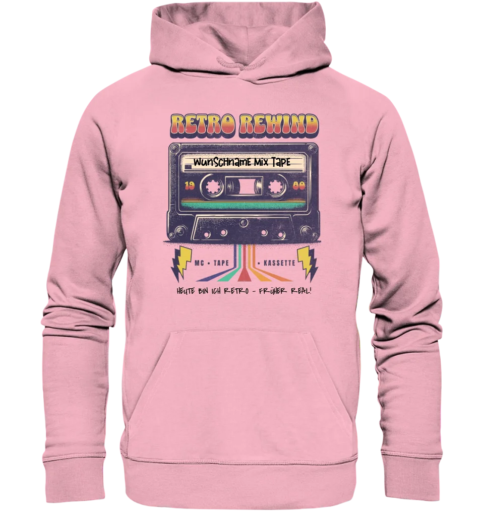 Retro MC 1960 bis 1999 + Wunschtext • Unisex Premium Hoodie XS-5XL aus Bio-Baumwolle für Damen & Herren