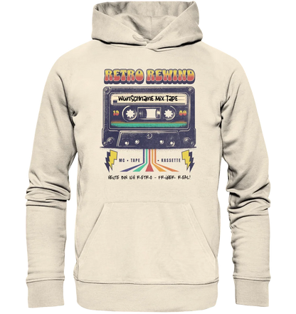 Retro MC 1960 bis 1999 + Wunschtext • Unisex Premium Hoodie XS-5XL aus Bio-Baumwolle für Damen & Herren