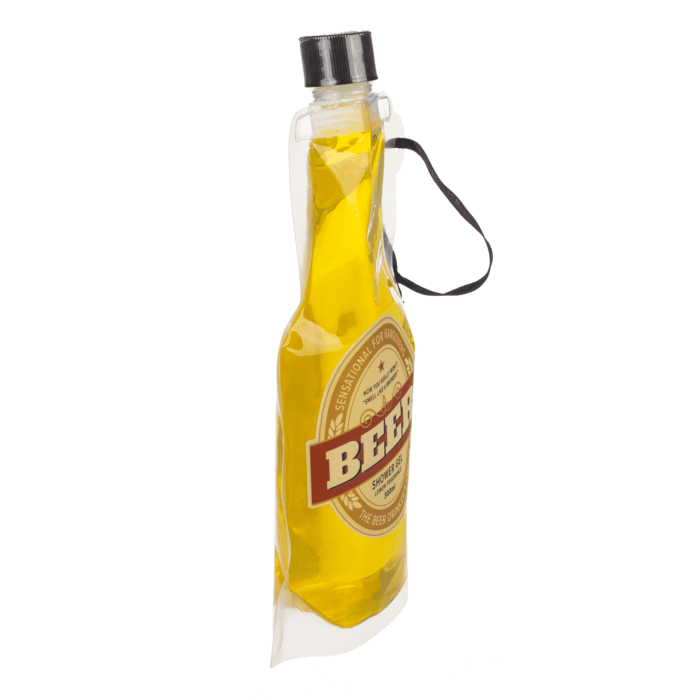 Duschgel mit Zitronenduft • Bier • Beer • ca. 300 ml im PET - Beutel • Scherzartikel • Wiederverwendbar von HalloGeschenk.de