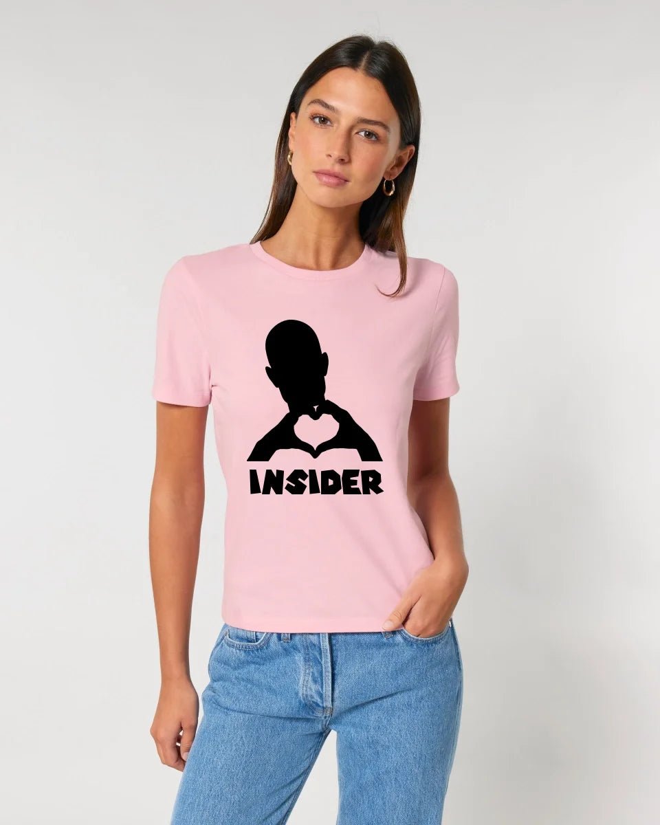 Keine Frage, ich liebe Dich auch! • Insider • personalisierter Text • Ladies Premium T-Shirt XS - 2XL aus Bio - Baumwolle für Damen • Exklusivdesign • personalisiert • Motivauswahl • personalisierbar von HalloGeschenk.de