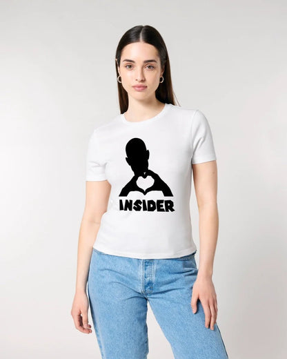 Keine Frage, ich liebe Dich auch! • Insider • personalisierter Text • Ladies Premium T-Shirt XS - 2XL aus Bio - Baumwolle für Damen • Exklusivdesign • personalisiert • Motivauswahl • personalisierbar von HalloGeschenk.de