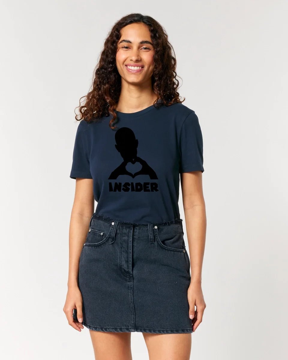 Keine Frage, ich liebe Dich auch! • Insider • personalisierter Text • Ladies Premium T-Shirt XS - 2XL aus Bio - Baumwolle für Damen • Exklusivdesign • personalisiert • Motivauswahl • personalisierbar von HalloGeschenk.de