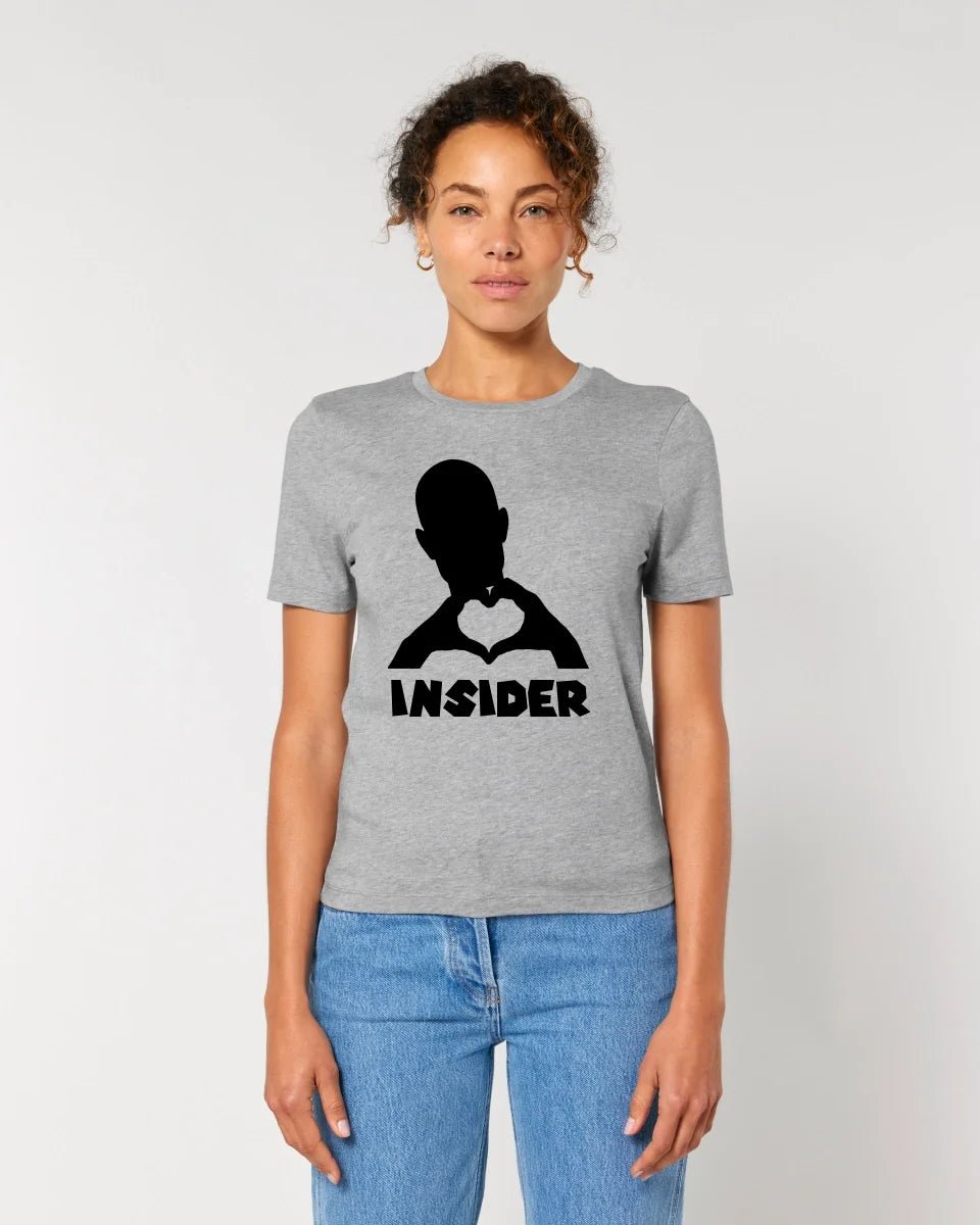 Keine Frage, ich liebe Dich auch! • Insider • personalisierter Text • Ladies Premium T-Shirt XS - 2XL aus Bio - Baumwolle für Damen • Exklusivdesign • personalisiert • Motivauswahl • personalisierbar von HalloGeschenk.de