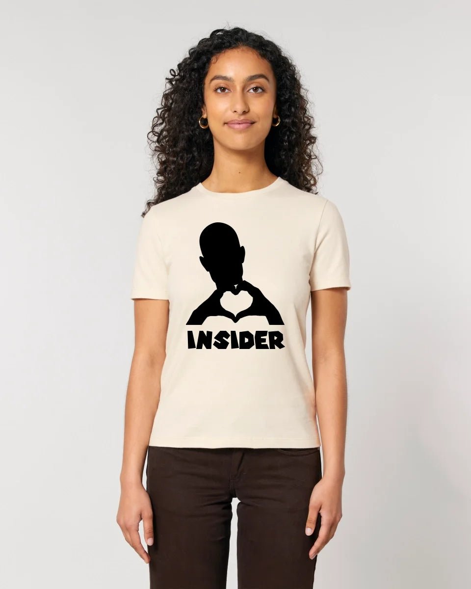 Keine Frage, ich liebe Dich auch! • Insider • personalisierter Text • Ladies Premium T-Shirt XS - 2XL aus Bio - Baumwolle für Damen • Exklusivdesign • personalisiert • Motivauswahl • personalisierbar von HalloGeschenk.de