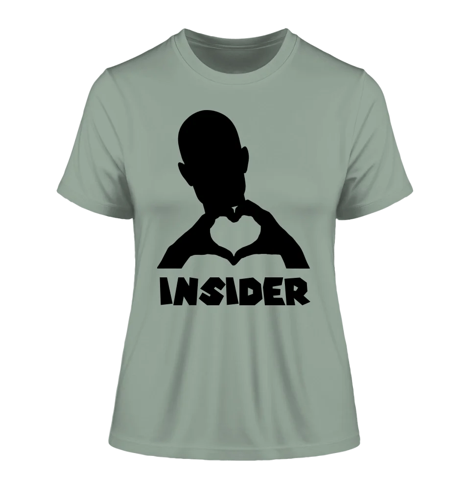 Keine Frage, ich liebe Dich auch! • Insider • personalisierter Text • Ladies Premium T-Shirt XS - 2XL aus Bio - Baumwolle für Damen • Exklusivdesign • personalisiert • Motivauswahl • personalisierbar von HalloGeschenk.de