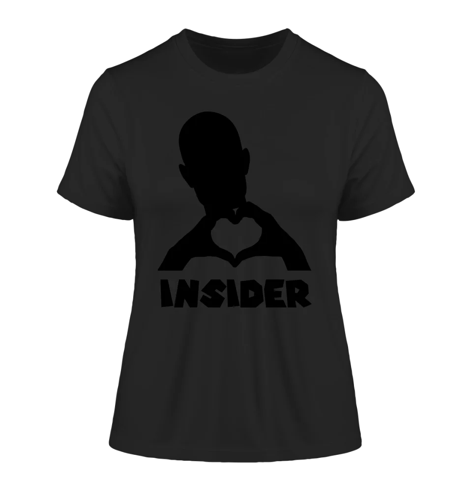 Keine Frage, ich liebe Dich auch! • Insider • personalisierter Text • Ladies Premium T-Shirt XS - 2XL aus Bio - Baumwolle für Damen • Exklusivdesign • personalisiert • Motivauswahl • personalisierbar von HalloGeschenk.de