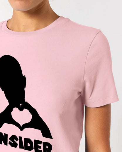 Keine Frage, ich liebe Dich auch! • Insider • personalisierter Text • Ladies Premium T-Shirt XS - 2XL aus Bio - Baumwolle für Damen • Exklusivdesign • personalisiert • Motivauswahl • personalisierbar von HalloGeschenk.de