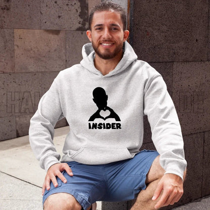 Keine Frage, ich liebe Dich auch! • Insider • personalisierter Text • Unisex Premium Hoodie XS - 5XL aus Bio - Baumwolle für Damen & Herren • Exklusivdesign • personalisiert von HalloGeschenk.de