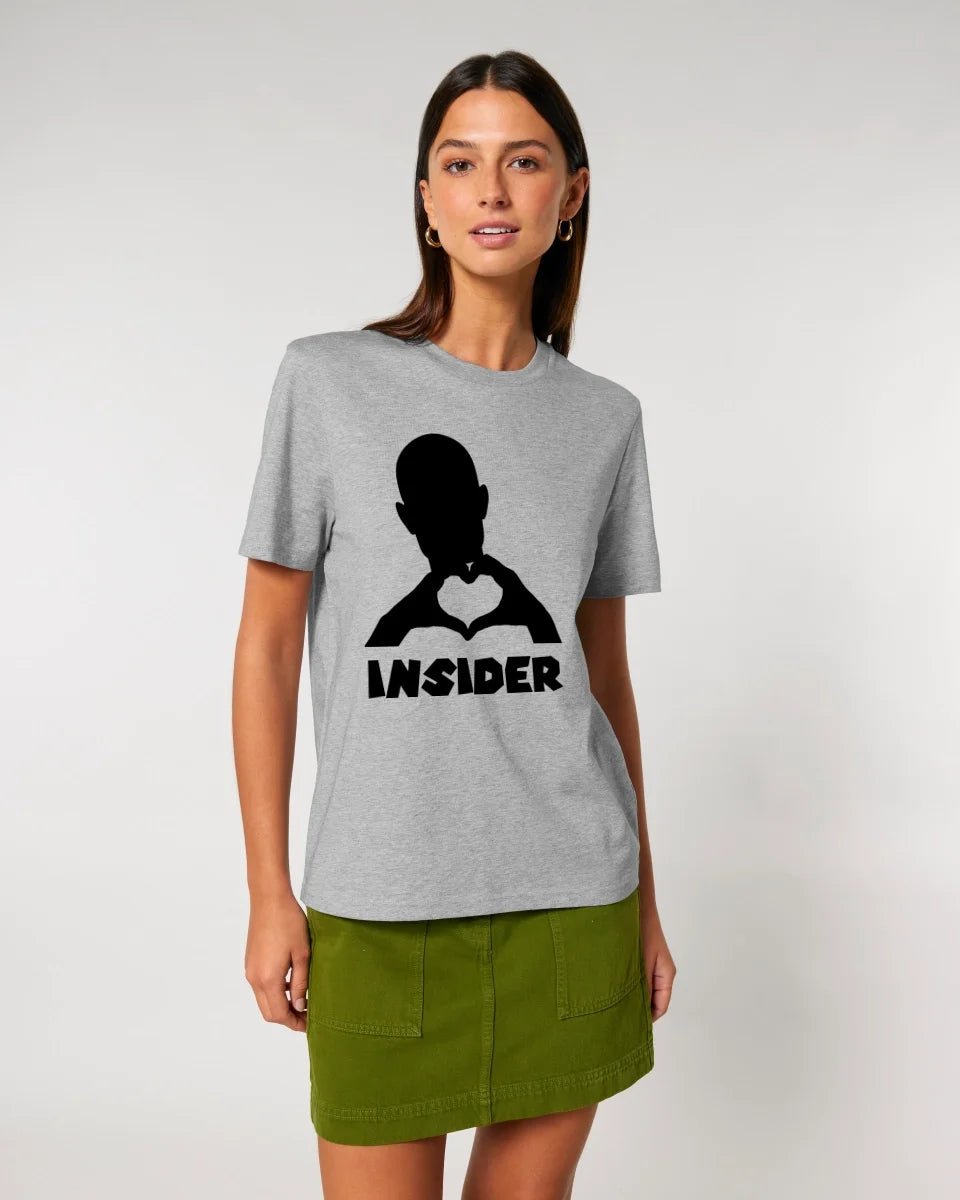 Keine Frage, ich liebe Dich auch! • Insider • personalisierter Text • Unisex Premium T-Shirt XS - 5XL aus Bio - Baumwolle für Damen & Herren • Exklusivdesign • personalisiert von HalloGeschenk.de