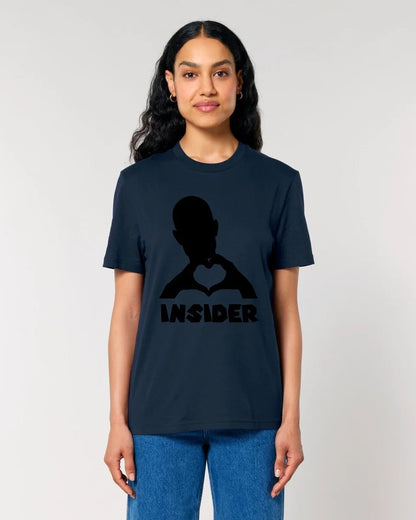 Keine Frage, ich liebe Dich auch! • Insider • personalisierter Text • Unisex Premium T-Shirt XS - 5XL aus Bio - Baumwolle für Damen & Herren • Exklusivdesign • personalisiert von HalloGeschenk.de