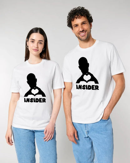 Keine Frage, ich liebe Dich auch! • Insider • personalisierter Text • Unisex Premium T-Shirt XS - 5XL aus Bio - Baumwolle für Damen & Herren • Exklusivdesign • personalisiert von HalloGeschenk.de