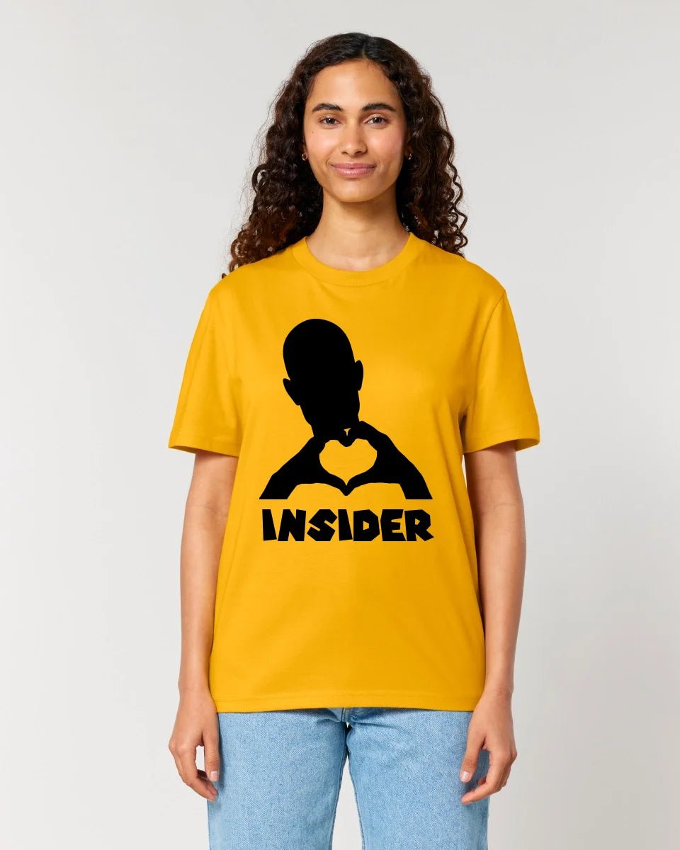 Keine Frage, ich liebe Dich auch! • Insider • personalisierter Text • Unisex Premium T-Shirt XS - 5XL aus Bio - Baumwolle für Damen & Herren • Exklusivdesign • personalisiert von HalloGeschenk.de