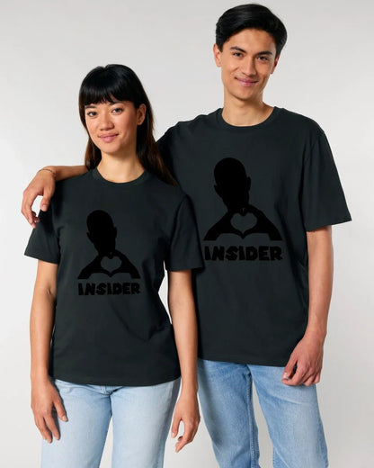 Keine Frage, ich liebe Dich auch! • Insider • personalisierter Text • Unisex Premium T-Shirt XS - 5XL aus Bio - Baumwolle für Damen & Herren • Exklusivdesign • personalisiert von HalloGeschenk.de