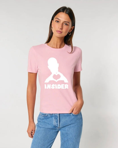 Keine Frage, ich liebe Dich auch! • Insider White • personalisierter Text • Ladies Premium T-Shirt XS - 2XL aus Bio - Baumwolle für Damen • Exklusivdesign • personalisiert • Motivauswahl • personalisierbar copy von HalloGeschenk.de