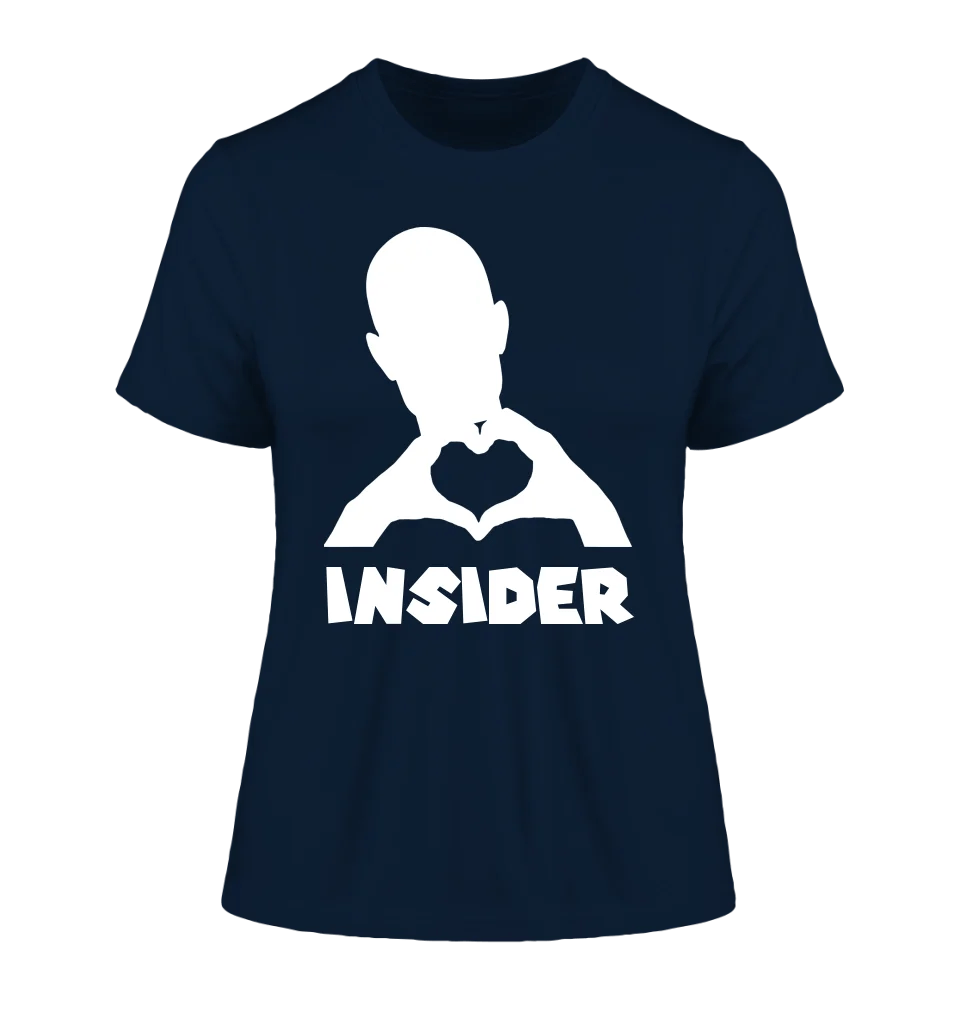 Keine Frage, ich liebe Dich auch! • Insider White • personalisierter Text • Ladies Premium T-Shirt XS - 2XL aus Bio - Baumwolle für Damen • Exklusivdesign • personalisiert • Motivauswahl • personalisierbar copy von HalloGeschenk.de