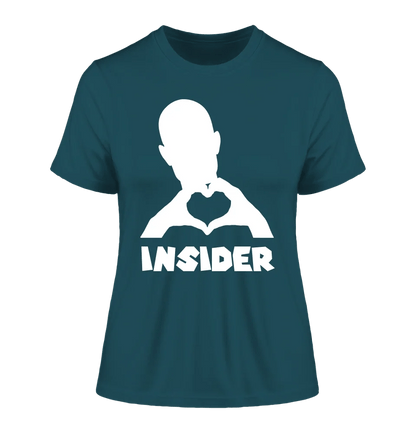 Keine Frage, ich liebe Dich auch! • Insider White • personalisierter Text • Ladies Premium T-Shirt XS - 2XL aus Bio - Baumwolle für Damen • Exklusivdesign • personalisiert • Motivauswahl • personalisierbar copy von HalloGeschenk.de