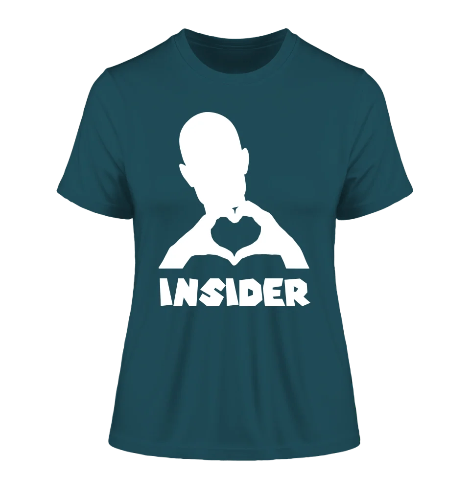 Keine Frage, ich liebe Dich auch! • Insider White • personalisierter Text • Ladies Premium T-Shirt XS - 2XL aus Bio - Baumwolle für Damen • Exklusivdesign • personalisiert • Motivauswahl • personalisierbar copy von HalloGeschenk.de