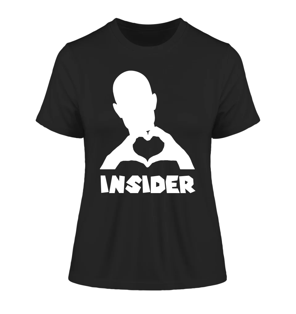 Keine Frage, ich liebe Dich auch! • Insider White • personalisierter Text • Ladies Premium T-Shirt XS - 2XL aus Bio - Baumwolle für Damen • Exklusivdesign • personalisiert • Motivauswahl • personalisierbar copy von HalloGeschenk.de