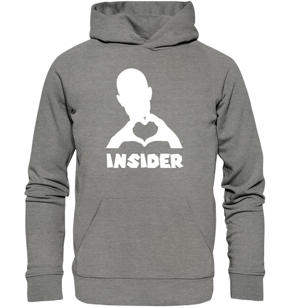 Keine Frage, ich liebe Dich auch! • Insider White • personalisierter Text • Unisex Premium Hoodie XS - 5XL aus Bio - Baumwolle für Damen & Herren • Exklusivdesign • personalisiert von HalloGeschenk.de