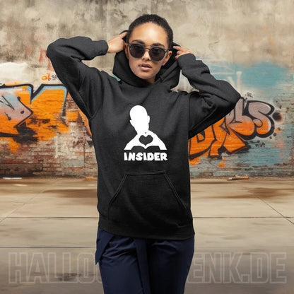 Keine Frage, ich liebe Dich auch! • Insider White • personalisierter Text • Unisex Premium Hoodie XS - 5XL aus Bio - Baumwolle für Damen & Herren • Exklusivdesign • personalisiert von HalloGeschenk.de