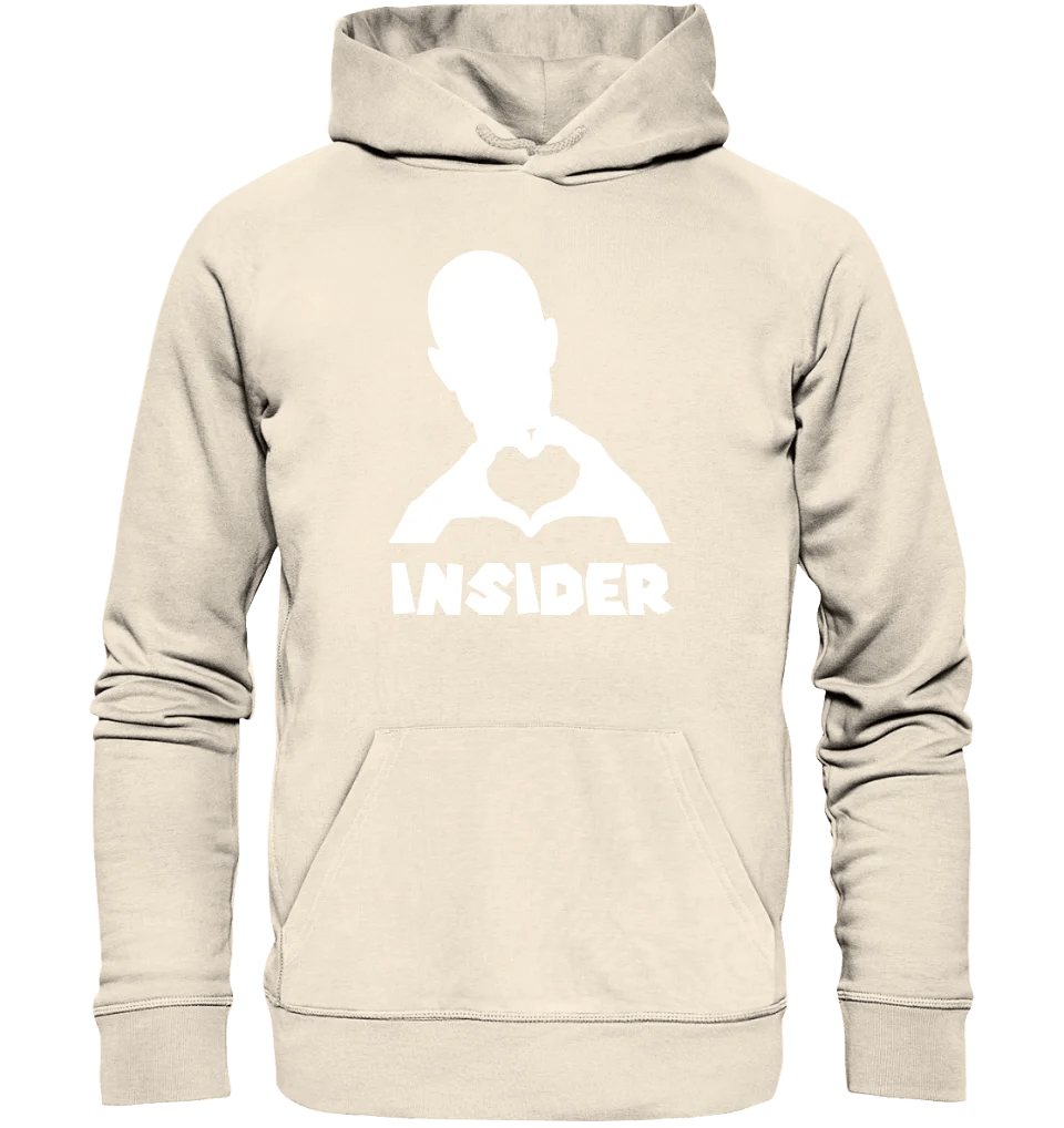 Keine Frage, ich liebe Dich auch! • Insider White • personalisierter Text • Unisex Premium Hoodie XS - 5XL aus Bio - Baumwolle für Damen & Herren • Exklusivdesign • personalisiert von HalloGeschenk.de