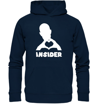 Keine Frage, ich liebe Dich auch! • Insider White • personalisierter Text • Unisex Premium Hoodie XS - 5XL aus Bio - Baumwolle für Damen & Herren • Exklusivdesign • personalisiert von HalloGeschenk.de