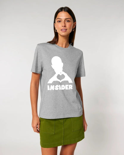 Keine Frage, ich liebe Dich auch! • Insider White • personalisierter Text • Unisex Premium T-Shirt XS - 5XL aus Bio - Baumwolle für Damen & Herren • Exklusivdesign • personalisiert von HalloGeschenk.de