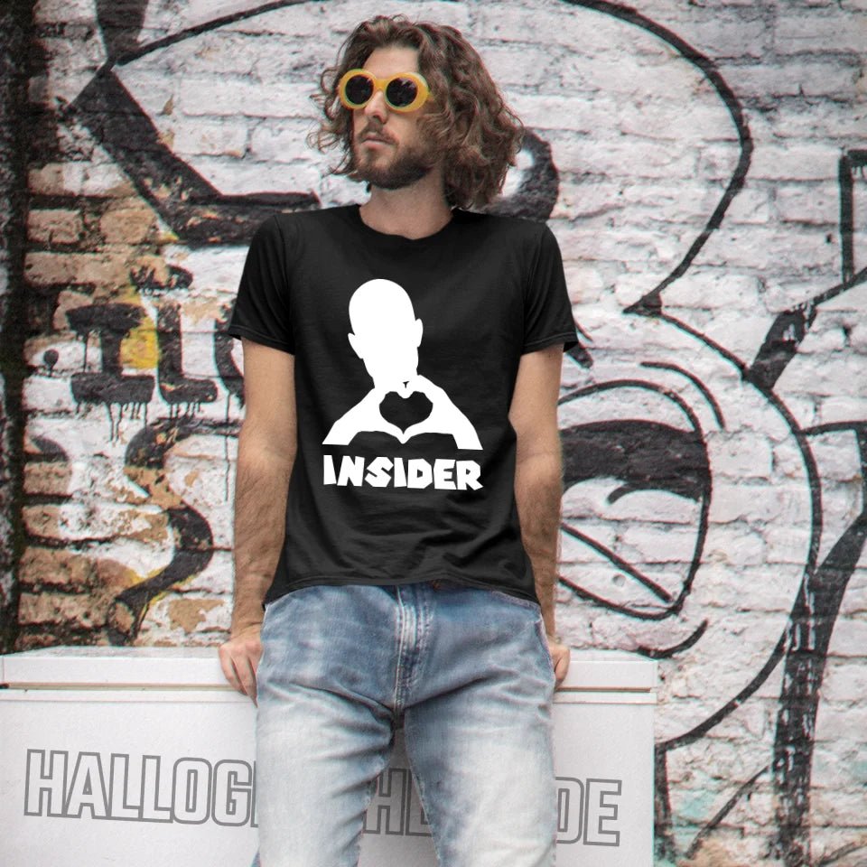 Keine Frage, ich liebe Dich auch! • Insider White • personalisierter Text • Unisex Premium T-Shirt XS - 5XL aus Bio - Baumwolle für Damen & Herren • Exklusivdesign • personalisiert von HalloGeschenk.de