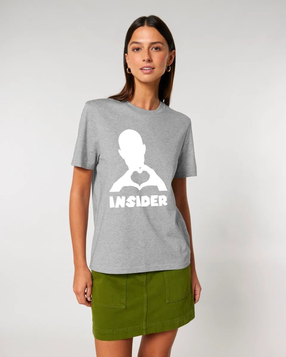 Keine Frage, ich liebe Dich auch! • Insider White • personalisierter Text • Unisex Premium T-Shirt XS - 5XL aus Bio - Baumwolle für Damen & Herren • Exklusivdesign • personalisiert copy von HalloGeschenk.de